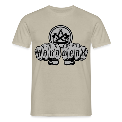 Unisex T-Shirt "Zimmermann" Sandbeige Männer T-Shirt