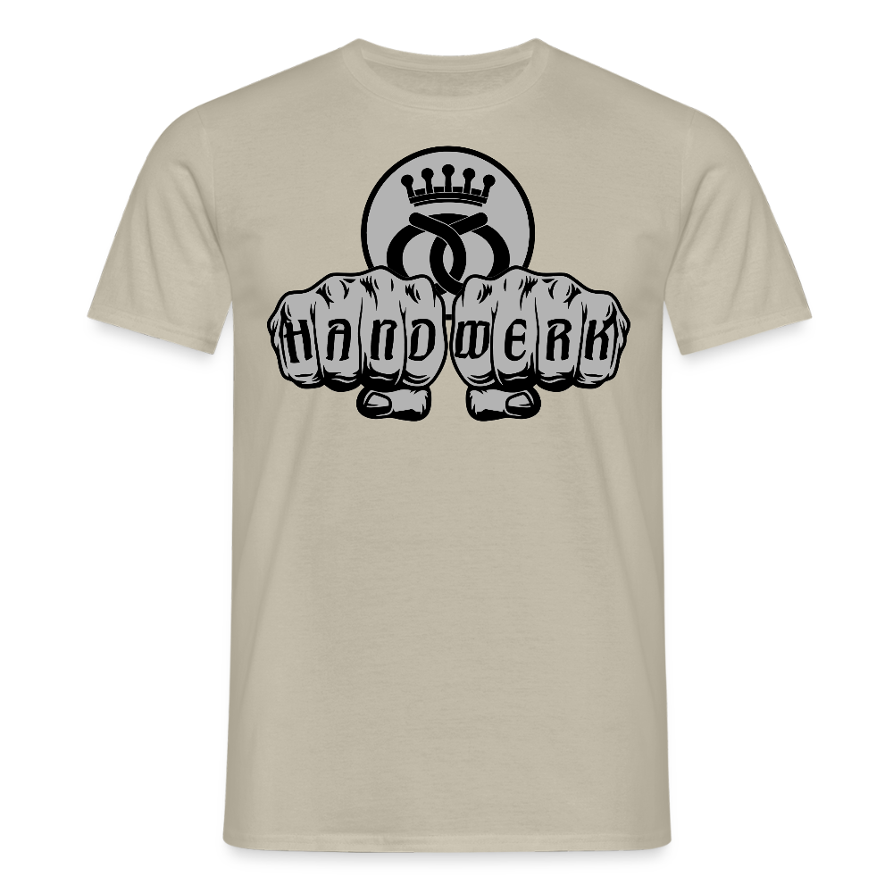 Unisex T-Shirt "Bäcker" Sandbeige Männer T-Shirt