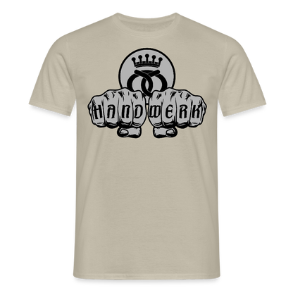 Unisex T-Shirt "Bäcker" Sandbeige Männer T-Shirt