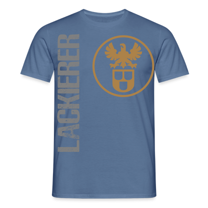 Unisex T-Shirt "Lackierer" Taubenblau Männer T-Shirt