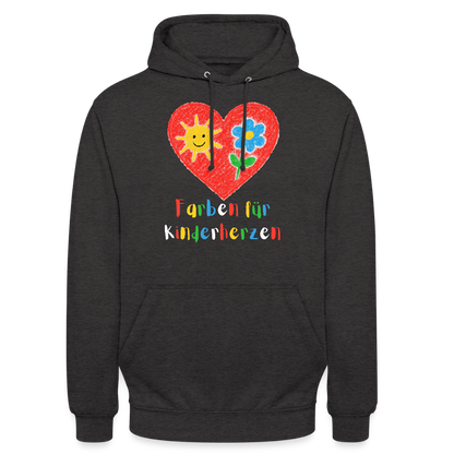 Unisex Hoodie "Kinderherzen" Anthrazit Unisex Hoodie