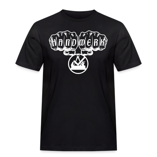 Männer Workwear T-Shirt "Schreiner/Tischler" - Schwarz