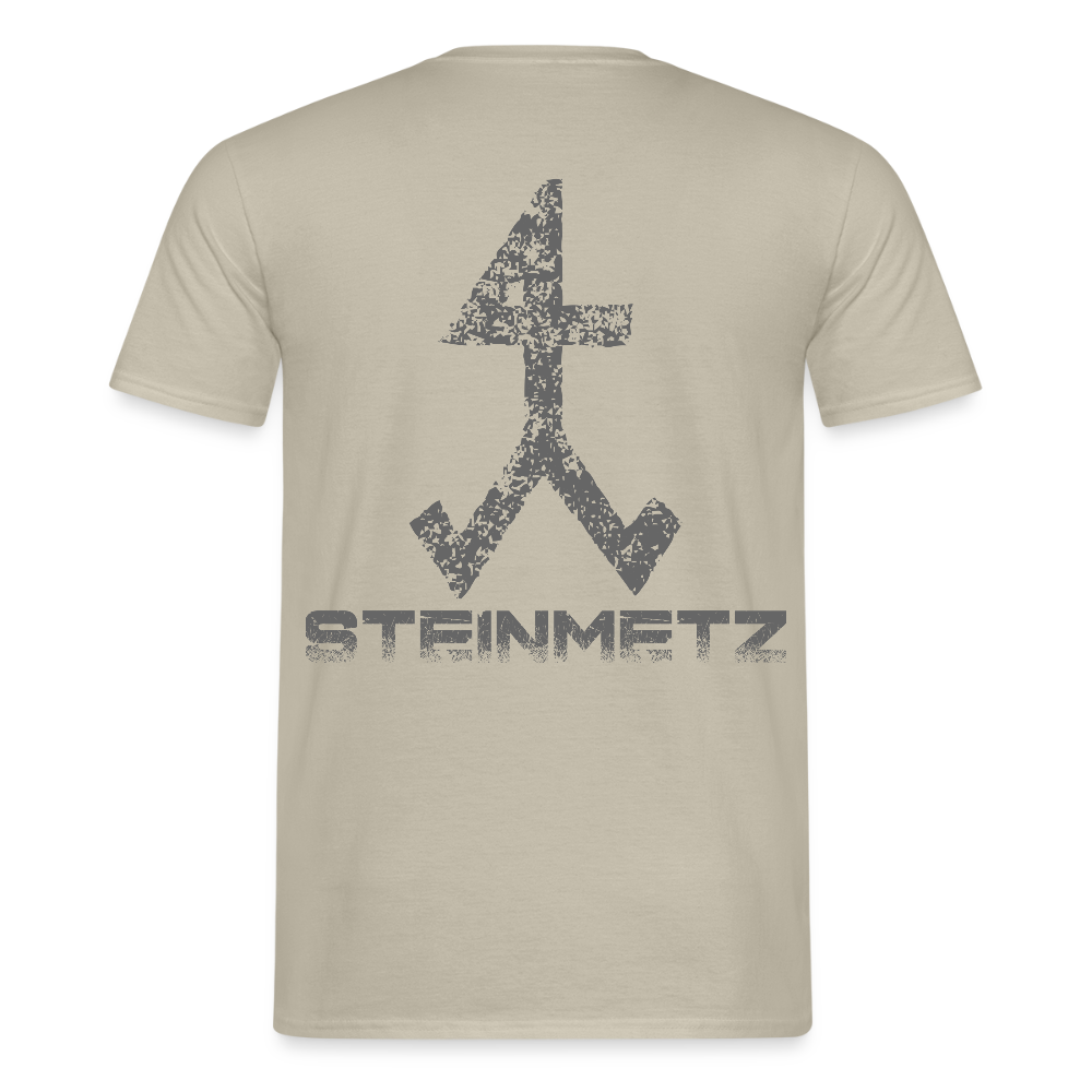 Unisex T-Shirt "Steinmetz" Sandbeige Männer T-Shirt