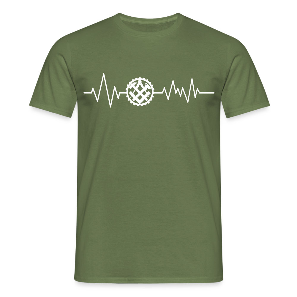 Unisex T-Shirt "Mechaniker" Militärgrün Männer T-Shirt