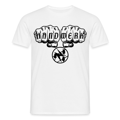 Unisex T-Shirt "Elektriker" Weiß Männer T-Shirt