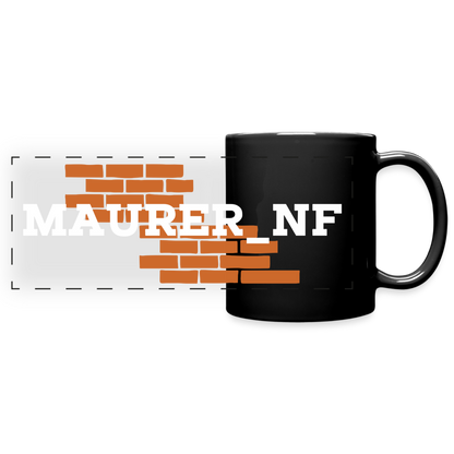 Maurer_NF Tasse schwarz Schwarz One size Panoramatasse farbig