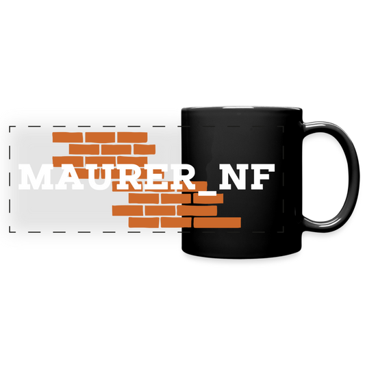 Maurer_NF Tasse schwarz Schwarz One size Panoramatasse farbig