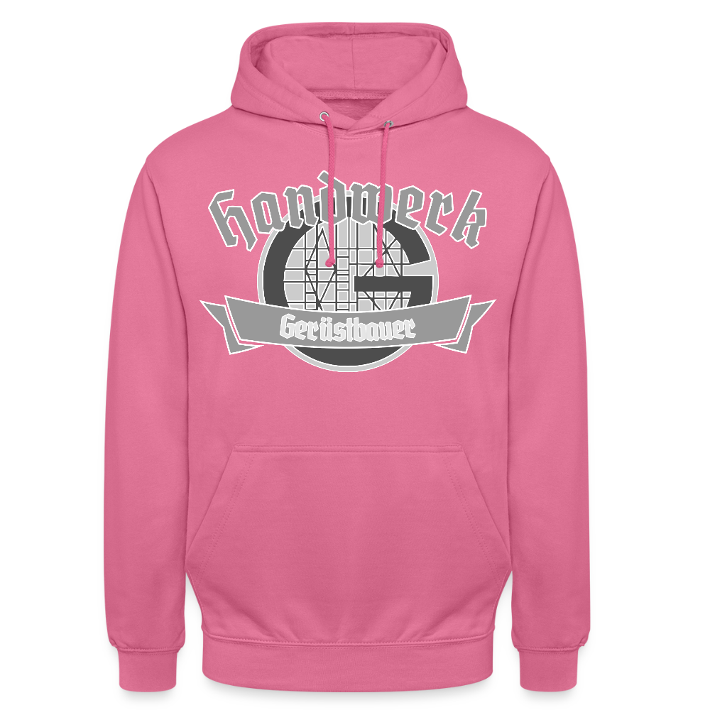 Unisex Hoodie "Gerüstbauer" - Pink