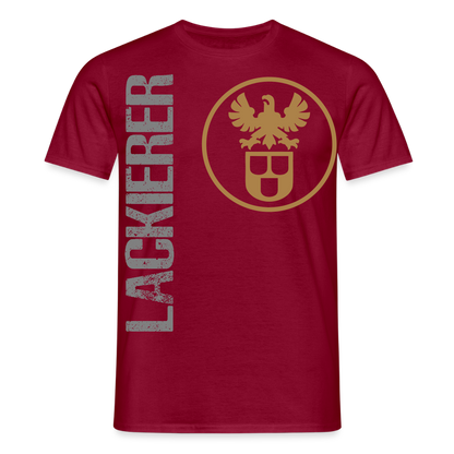 Unisex T-Shirt "Lackierer" Ziegelrot Männer T-Shirt