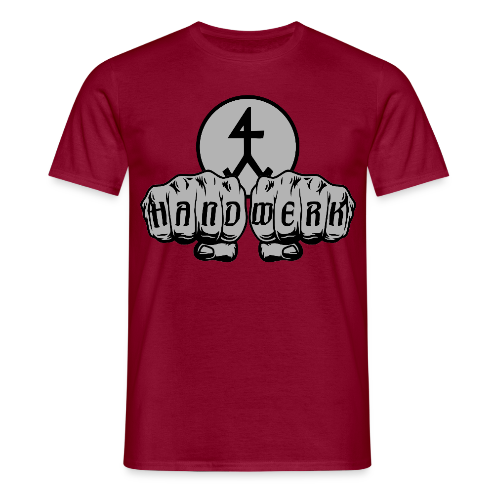 Unisex T-Shirt "Steinmetz" Ziegelrot Männer T-Shirt