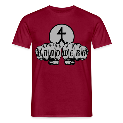 Unisex T-Shirt "Steinmetz" Ziegelrot Männer T-Shirt