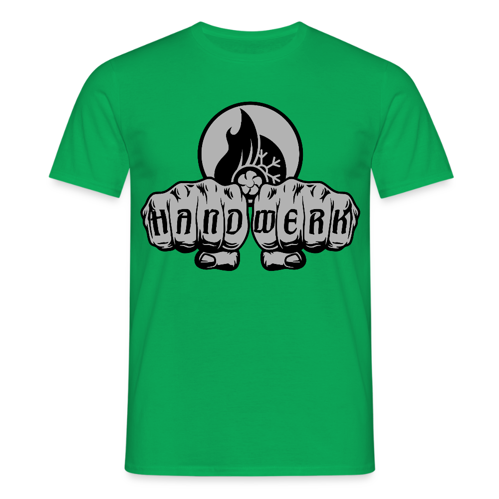 Unisex T-Shirt "Klimatechniker" Kelly Green Männer T-Shirt