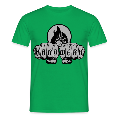 Unisex T-Shirt "Klimatechniker" Kelly Green Männer T-Shirt