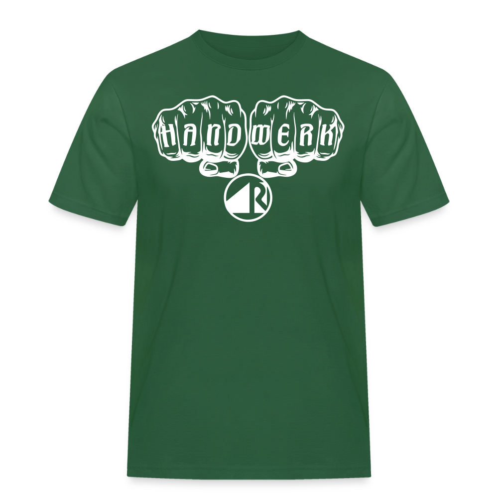 Männer Workwear T-Shirt "Raumausstatter" Flaschengrün Männer Workwear T-Shirt