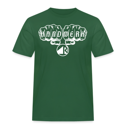 Männer Workwear T-Shirt "Raumausstatter" Flaschengrün Männer Workwear T-Shirt