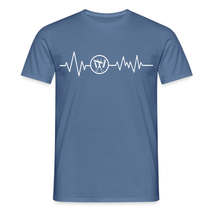 Unisex T-Shirt "Friseur" Taubenblau Männer T-Shirt
