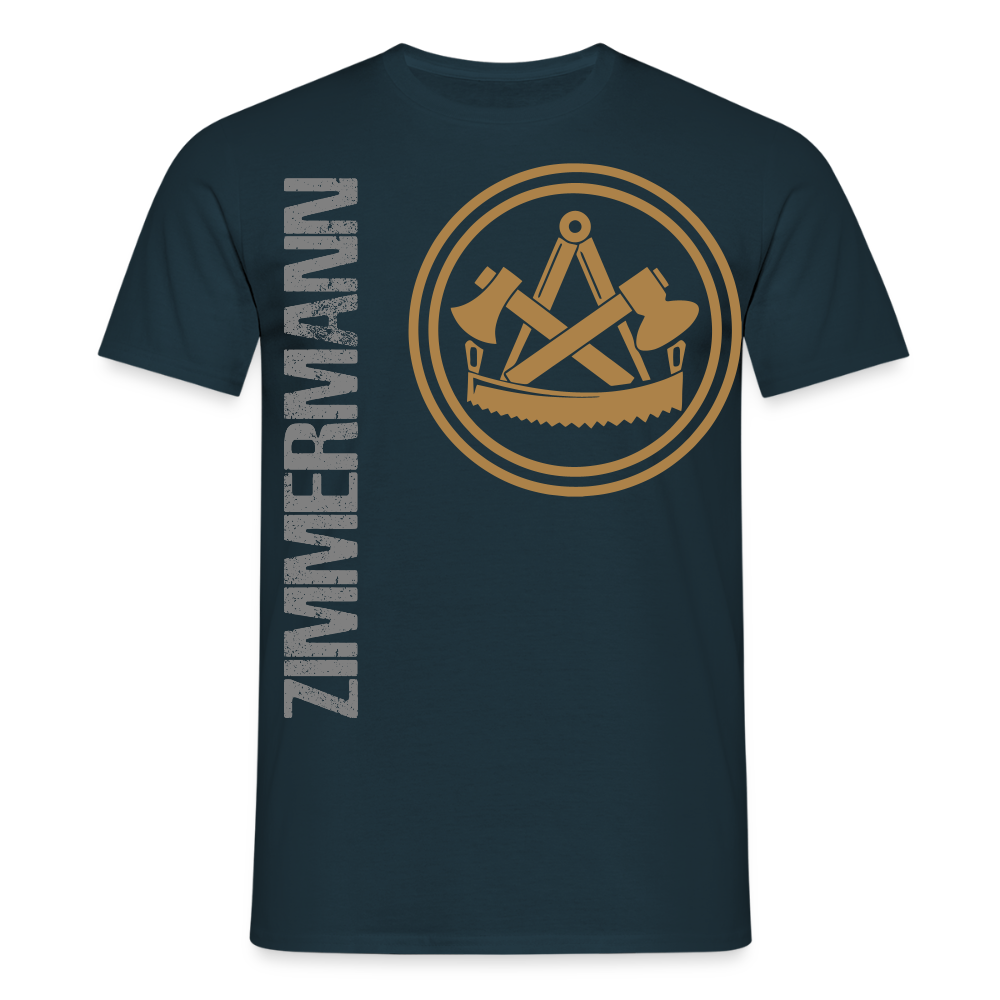 Unisex T-Shirt "Zimmermann" Navy Männer T-Shirt