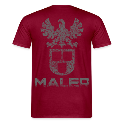 Unisex T-Shirt "Maler" Ziegelrot Männer T-Shirt