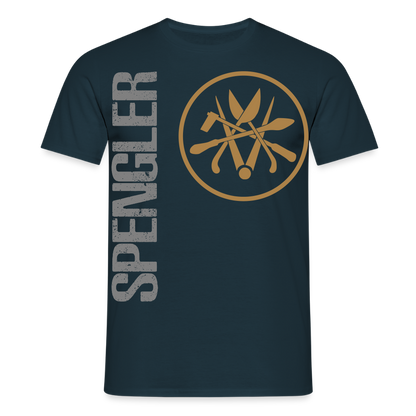 Unisex T-Shirt "Spengler" Navy Männer T-Shirt
