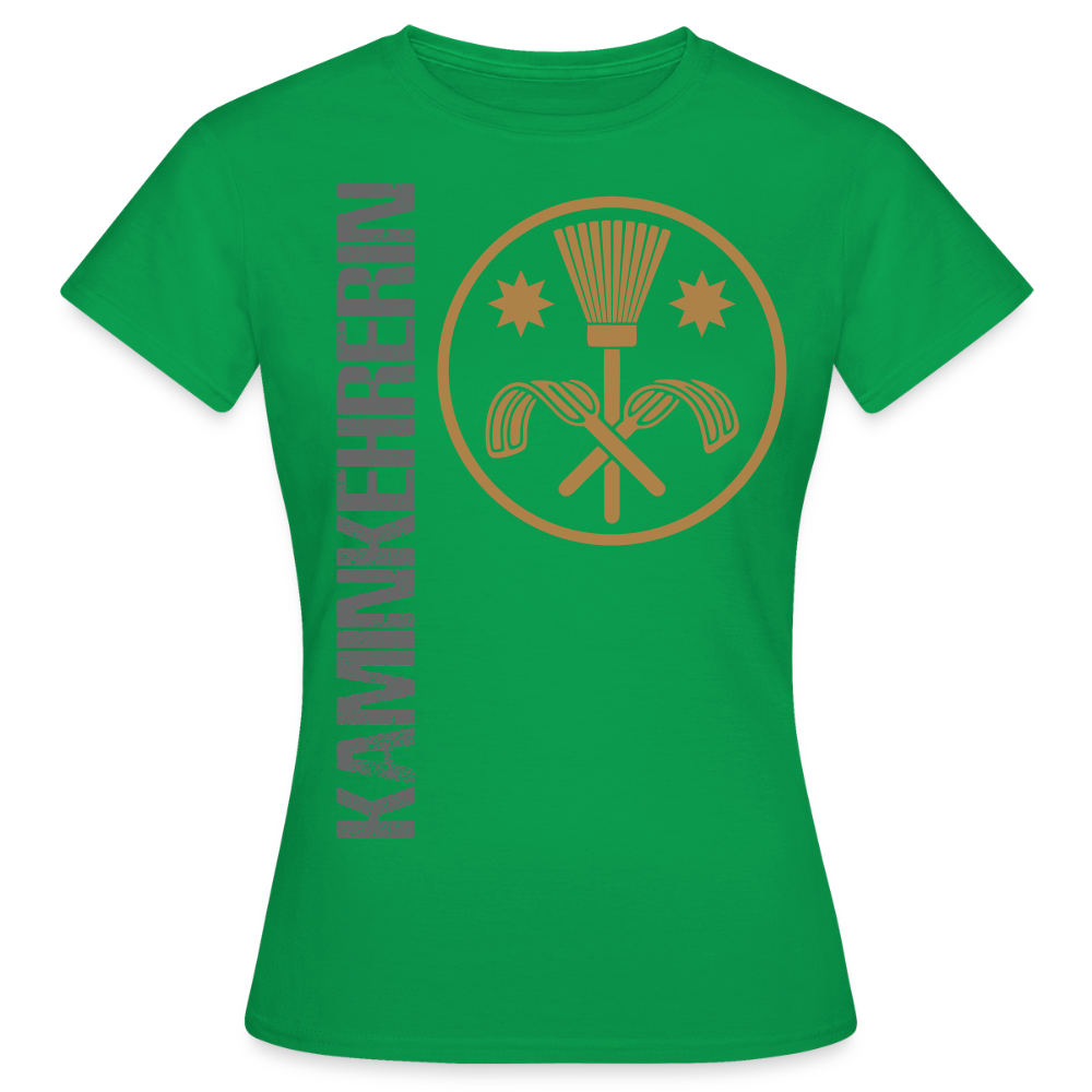 Frauen T-Shirt "Kaminkehrerin" Kelly Green Frauen T-Shirt