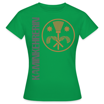Frauen T-Shirt "Kaminkehrerin" Kelly Green Frauen T-Shirt