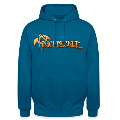 Unisex Hoodie "Dachdecker" Tiefseeblau Unisex Hoodie