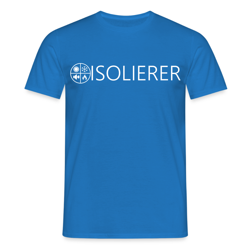 Unisex T-Shirt "Isolierer" Royalblau Männer T-Shirt