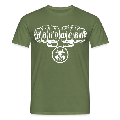 Unisex T-Shirt "Metzger" Militärgrün Männer T-Shirt