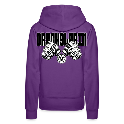 Frauen Hoodie "Drechsler" (beidseitig bedruckt) Purple Frauen Premium Hoodie