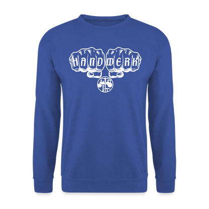 Unisex Pullover "Strassenbauer" Royalblau Unisex Pullover