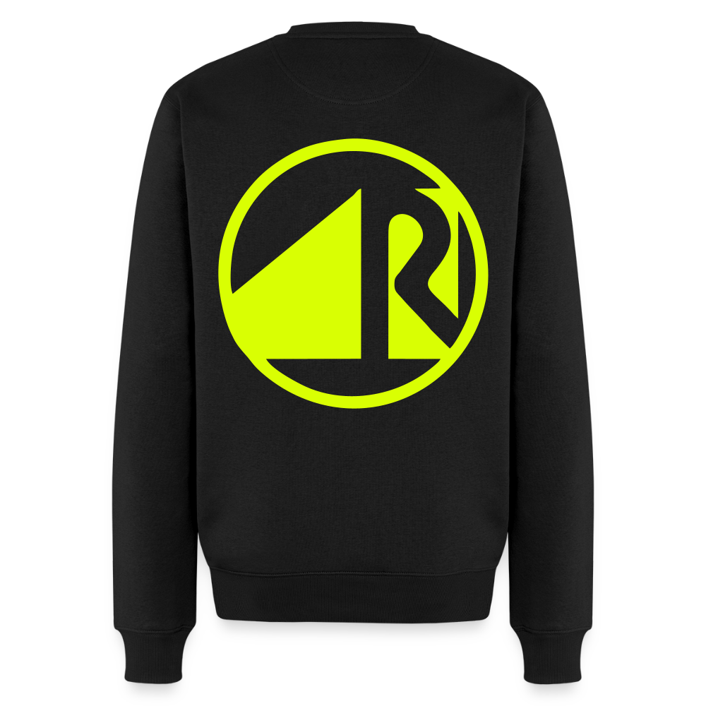 Unisex Premium Pullover "Raumausstatter" neongelb Schwarz Männer Premium Pullover