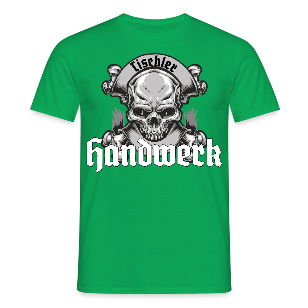 Unisex T-Shirt "Skull-Tischler" Kelly Green Männer T-Shirt
