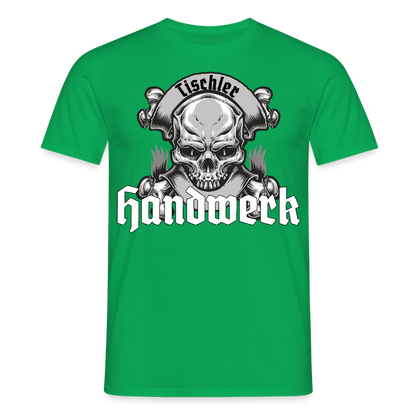 Unisex T-Shirt "Skull-Tischler" Kelly Green Männer T-Shirt