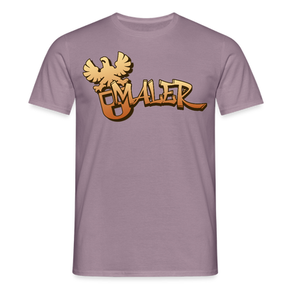 Unisex T-Shirt "Maler" Lilagrau Männer T-Shirt