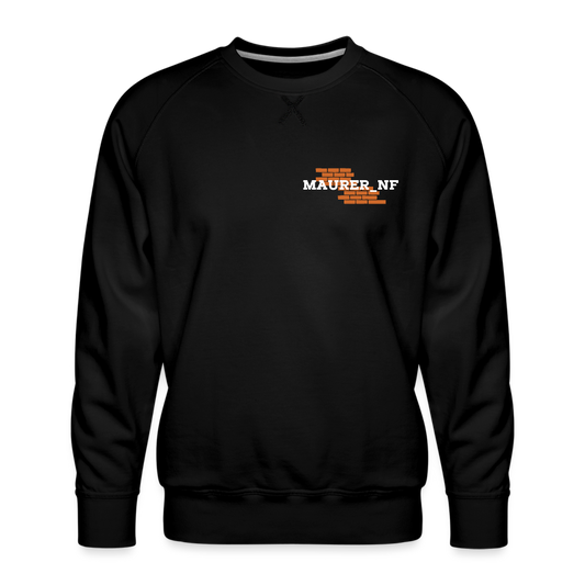 Maurer_NF Pullover Schwarz Männer Premium Pullover