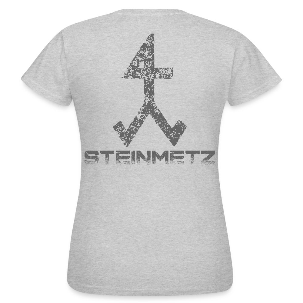 Frauen T-Shirt "Steinmetz" Grau meliert Frauen T-Shirt