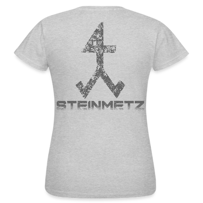 Frauen T-Shirt "Steinmetz" Grau meliert Frauen T-Shirt