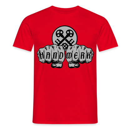 Unisex T-Shirt "Schlosser" Rot Männer T-Shirt