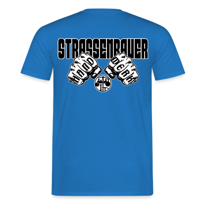 Unisex T-Shirt "Strassenbauer" Royalblau Männer T-Shirt
