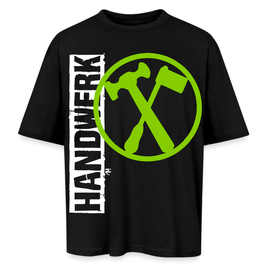Oversized Unisex T-Shirt "Installateur" - Schwarz