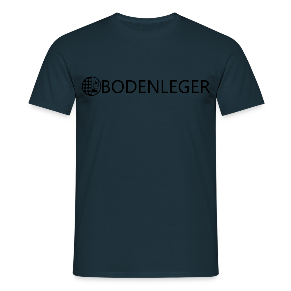 Unisex T-Shirt "Bodenleger" Navy Männer T-Shirt