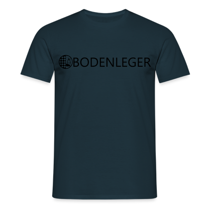 Unisex T-Shirt "Bodenleger" Navy Männer T-Shirt