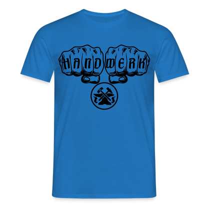 Unisex T-Shirt "Metallbauer" Royalblau Männer T-Shirt