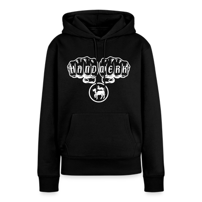 Frauen Premium Hoodie "Fleischer" Schwarz Frauen Premium Hoodie