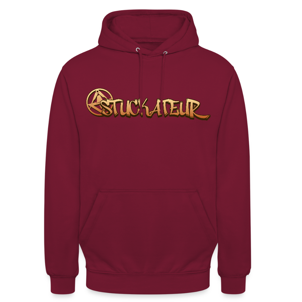 Unisex Hoodie "Stuckateur" Bordeaux Unisex Hoodie