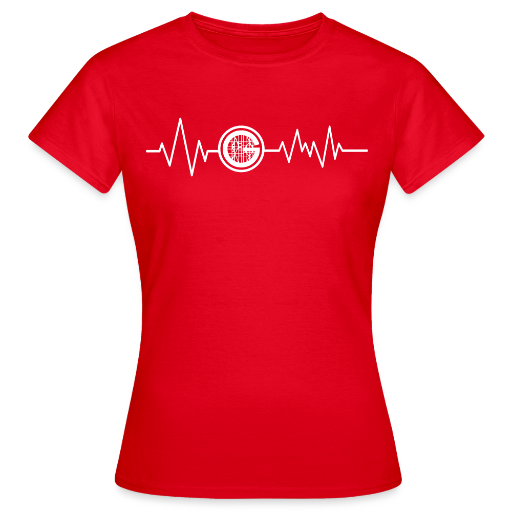 Frauen T-Shirt "Gerüstbauer" - Rot