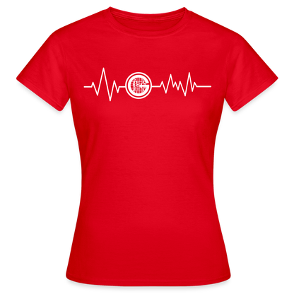Frauen T-Shirt "Gerüstbauer" - Rot