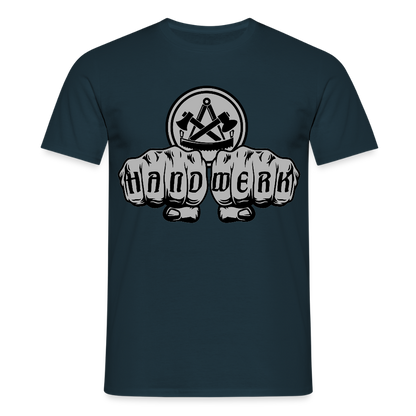 Unisex T-Shirt "Zimmermann" Navy Männer T-Shirt