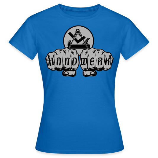 Frauen T-Shirt "Schreiner/Tischler" Royalblau Frauen T-Shirt