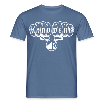 Unisex T-Shirt "Raumausstatter" Taubenblau Männer T-Shirt